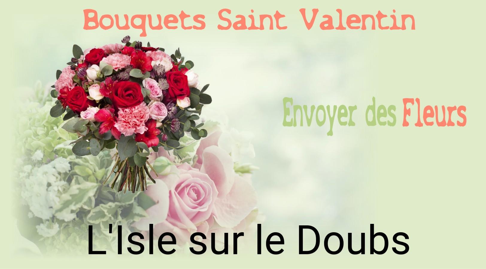 Roses de Saint-Valentin livrées à L'Isle-sur-le-Doubs